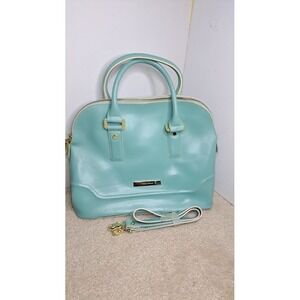 Ivanka‎ Trump Faux Leather Turquoise Satchel/Bag Top Handle Crossbody